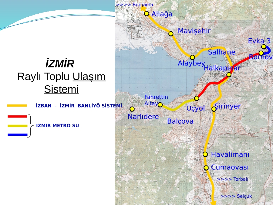 Метро в измире карта проезд