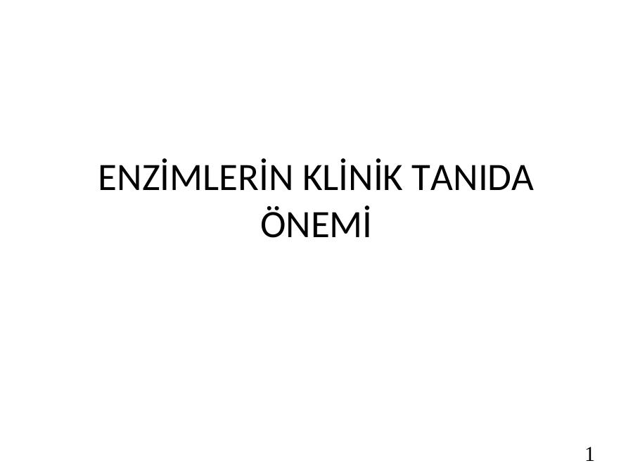 Enzi̇mleri̇n Kli̇ni̇k Tanida Önemi̇