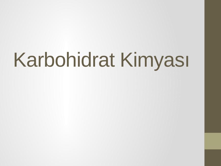 Karbohidrat Kimyası