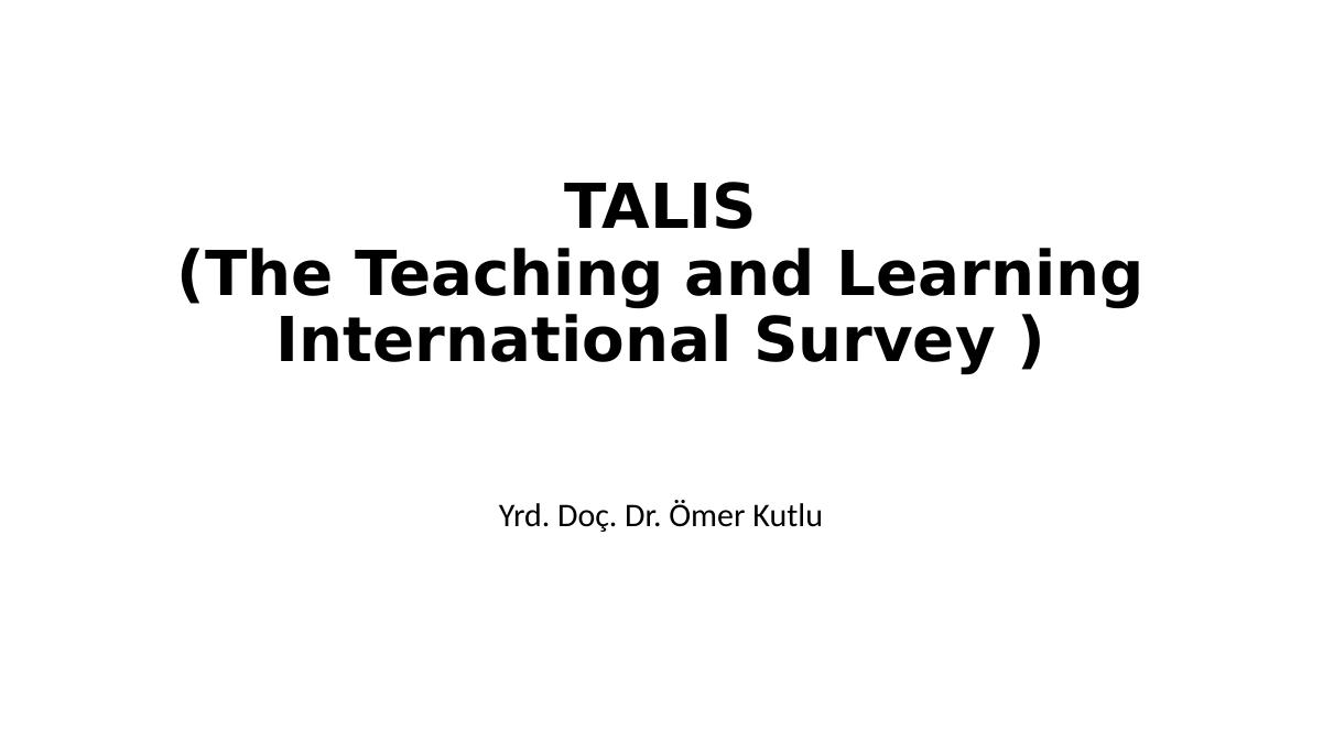 The Teaching And Learning
International Survey