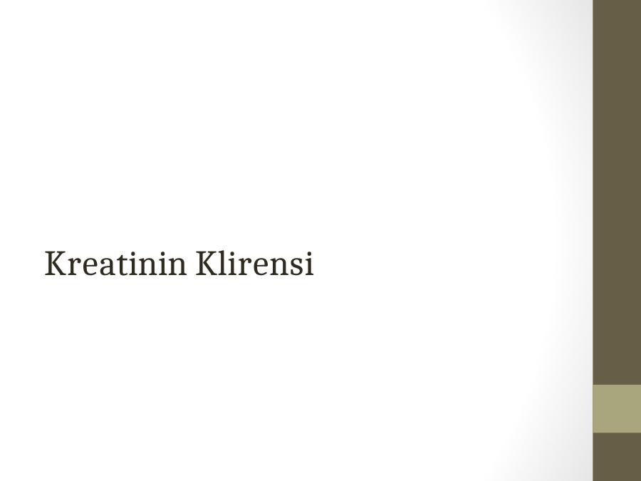 Kreatinin Klirensi