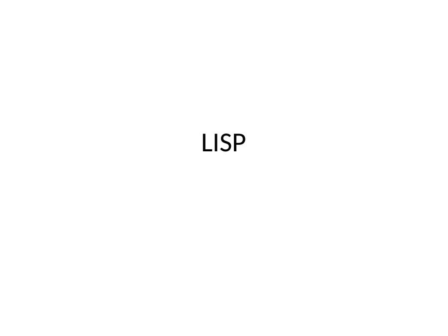 Lisp