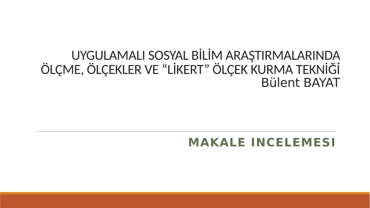 likert ölçeği