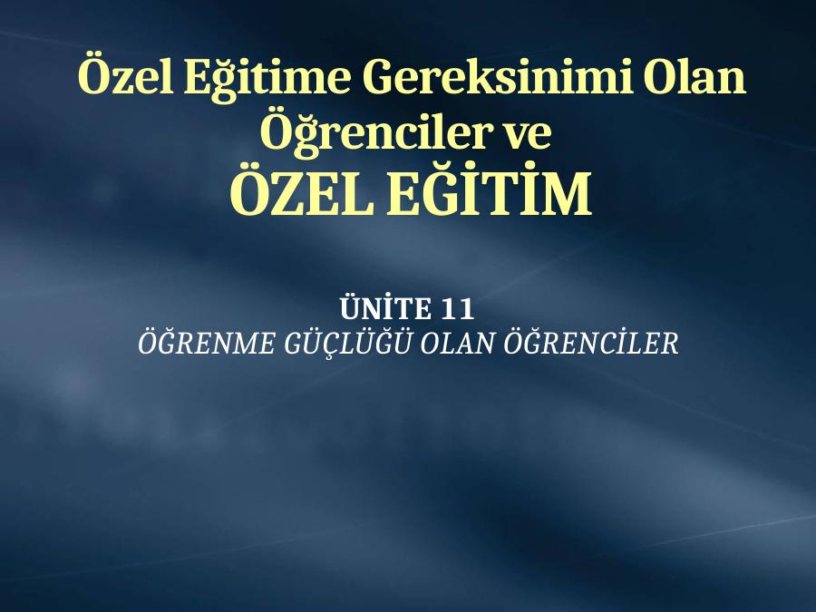 dikkat eksikliği ve hiperaktivite bozukluğu olan öğrencilerin eğitimi